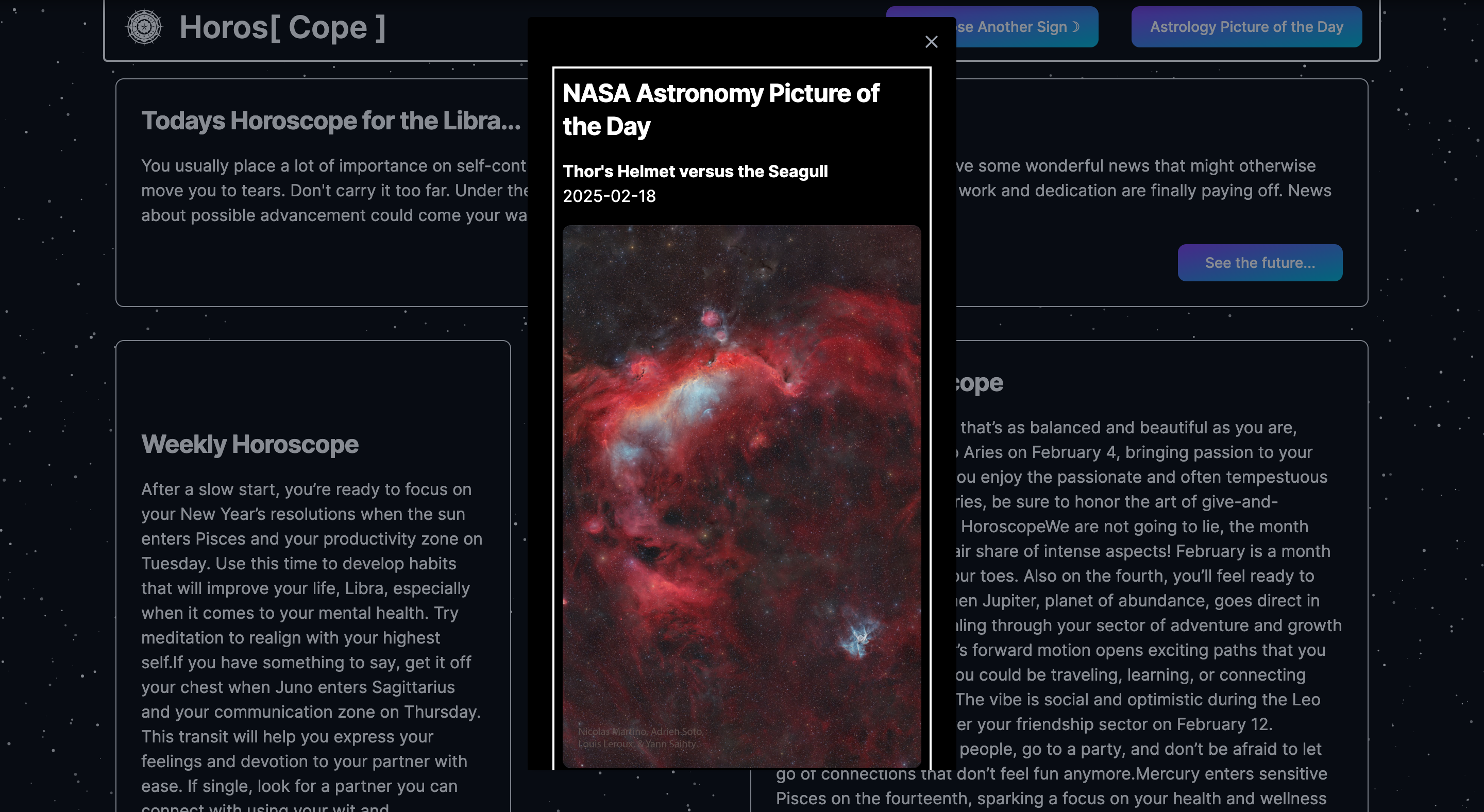 HorosCope Screenshot 2